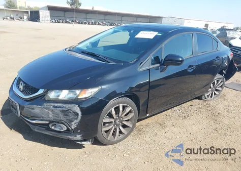 2015 Honda Civic Ex-L из США, поврежденный, VIN 2HGFB2F93FH555035
